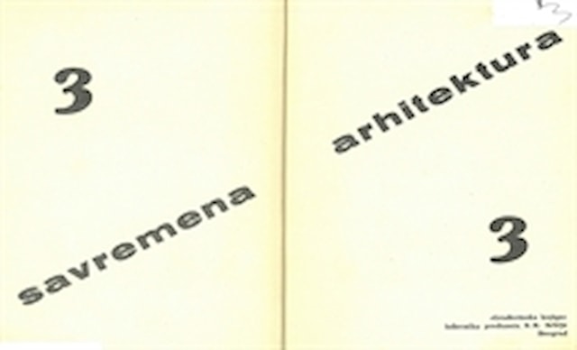 Nikola Dobrović - Savremena arhitektura, 3